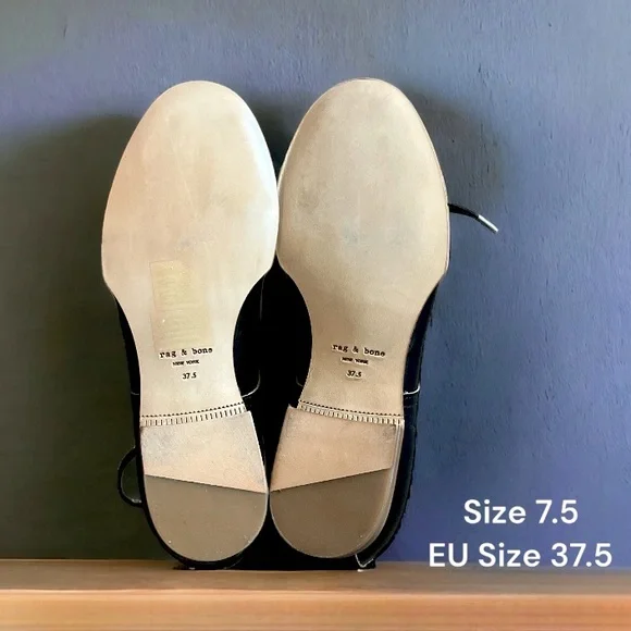 Rag & Bone Audrey Leather Oxfords - Picture 12 of 16